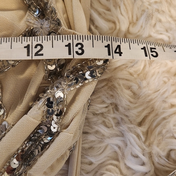 MAC DUGGAL EMBELLISHED HIGH NECK CUT OUT GOWN - Picture 12 of 17